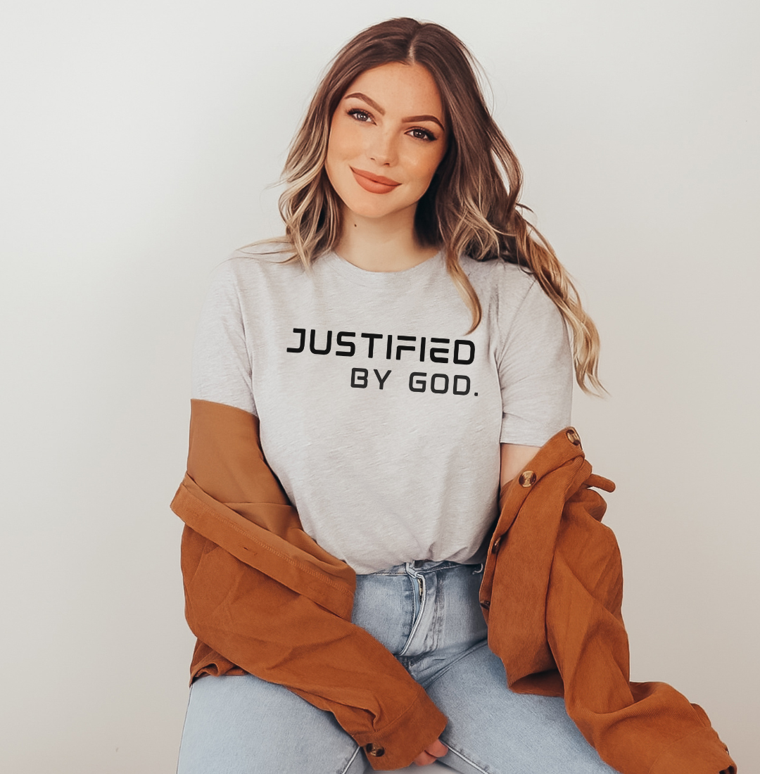 JUSTIFIED BY GOD TEE