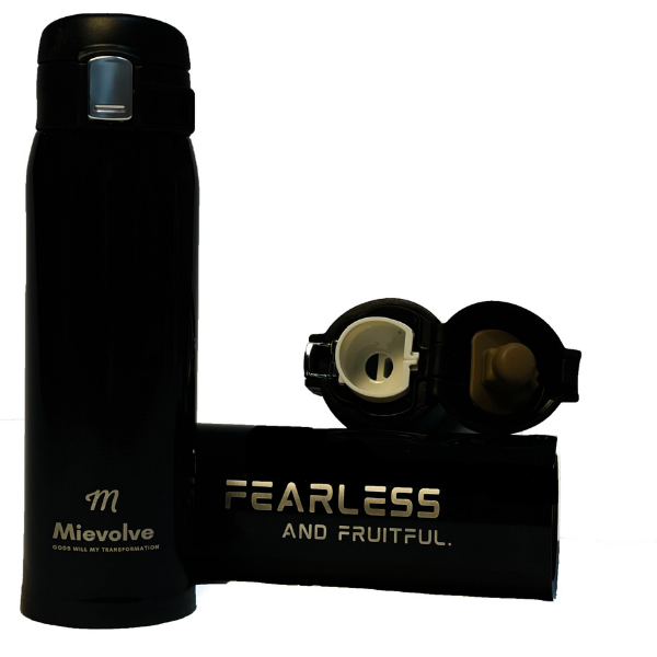 Essential Stainless Steel Bottle - Black