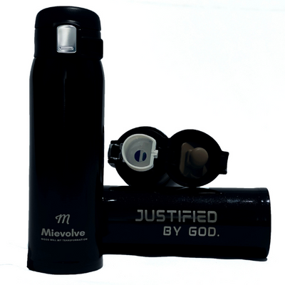 Essential Stainless Steel Bottle - Black